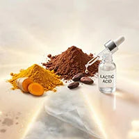 Turmeric, Cocoa, and Lactic Acid