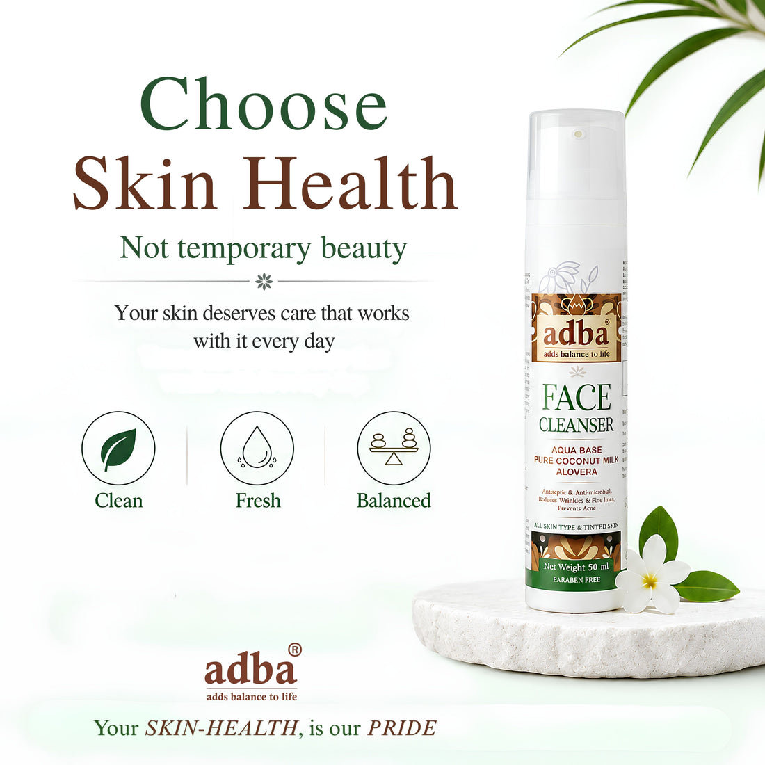 Aqua-based FACE CLEANSER