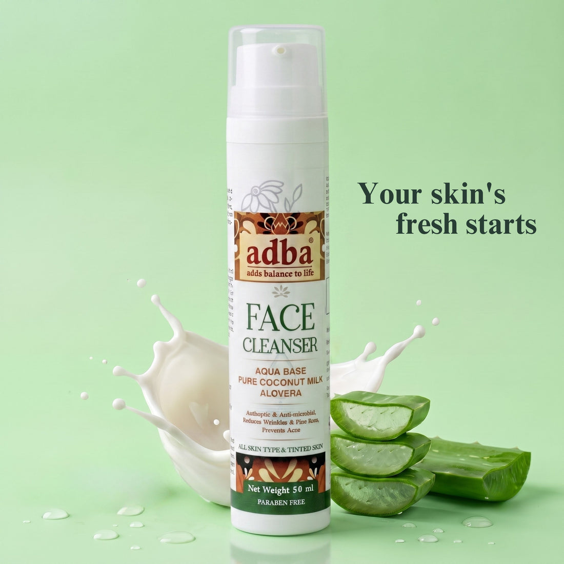 Aqua-based FACE CLEANSER