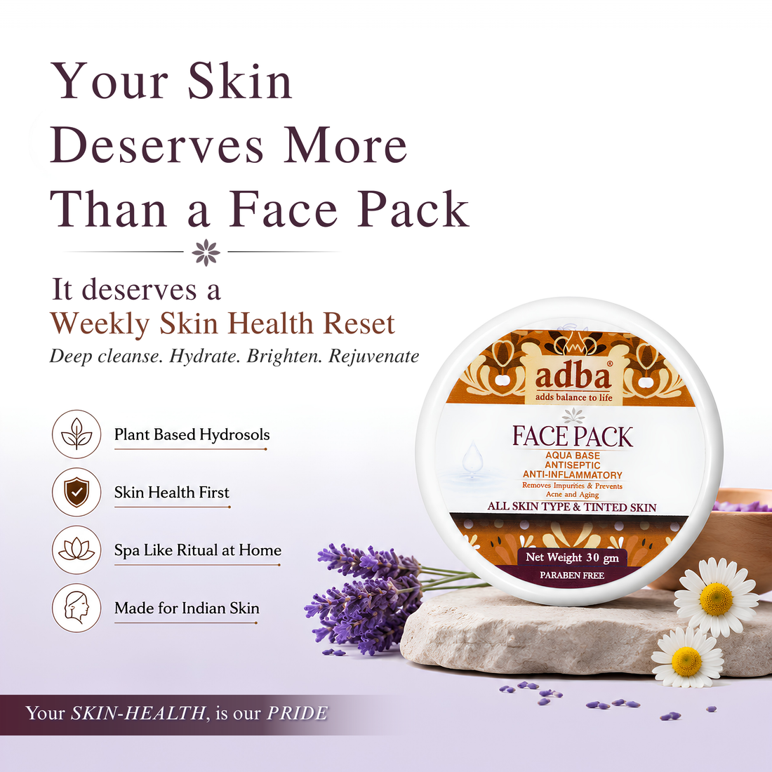 Aqua-based FACE PACK