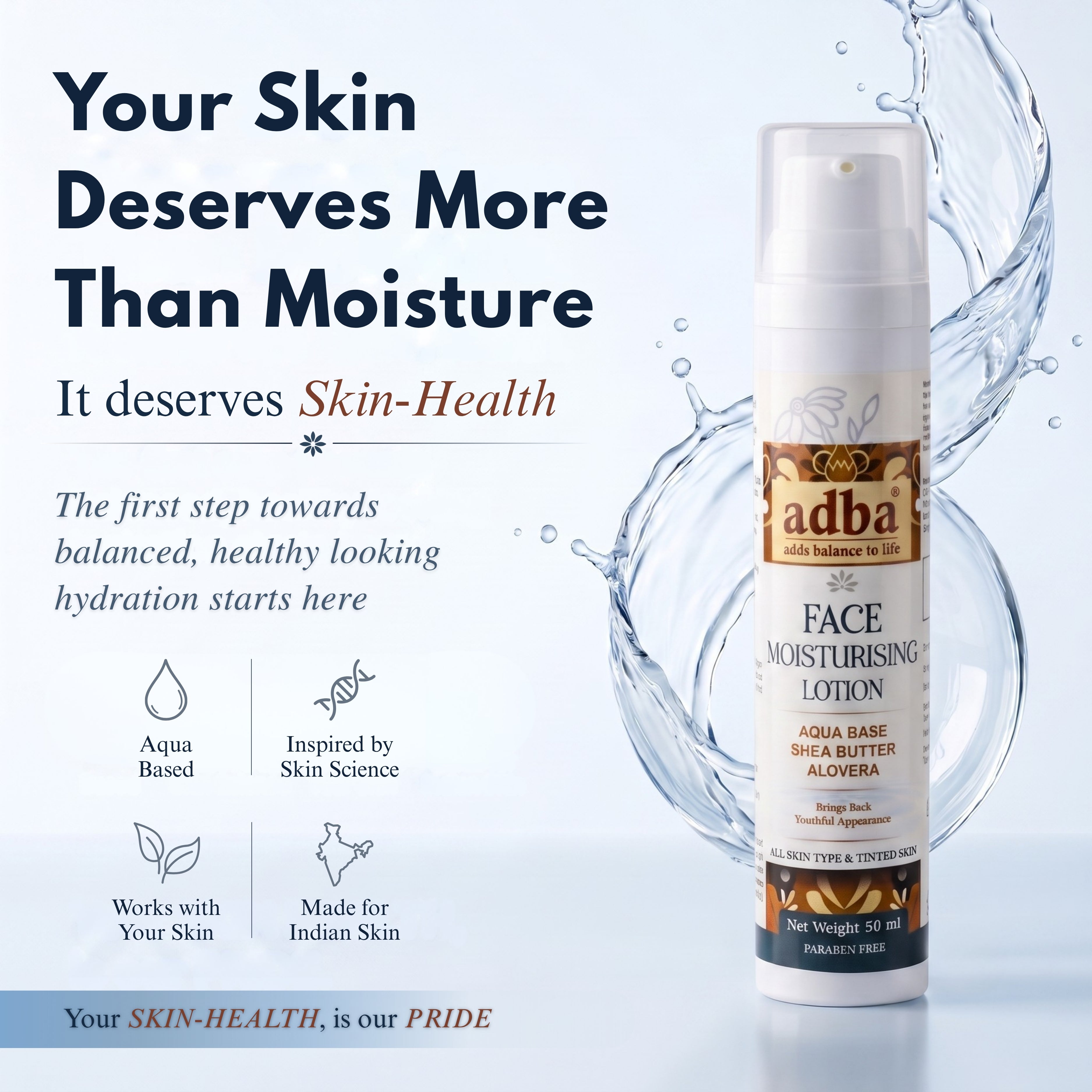 Aqua-based FACE MOISTURISER