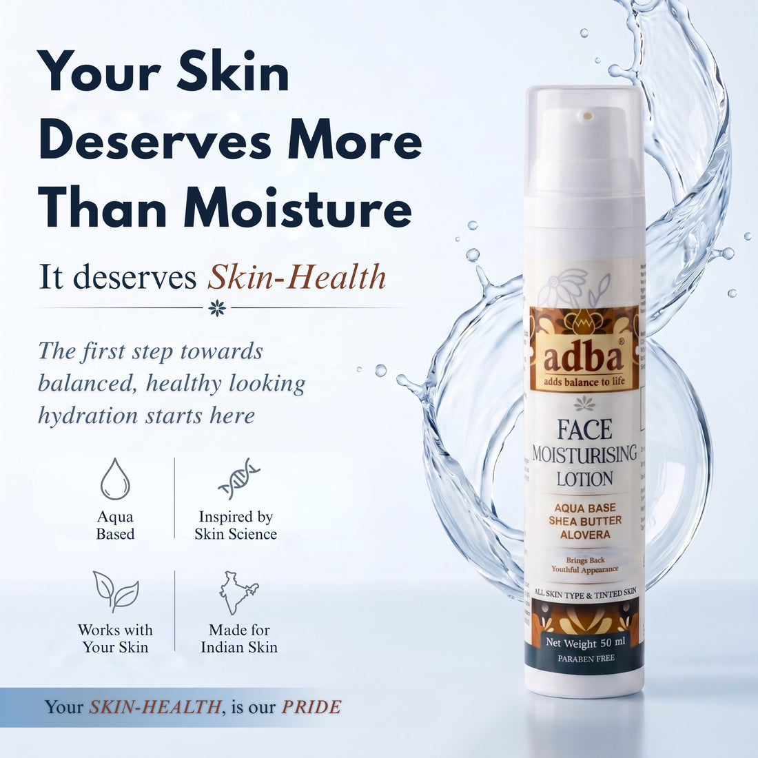 Aqua-based FACE MOISTURISER
