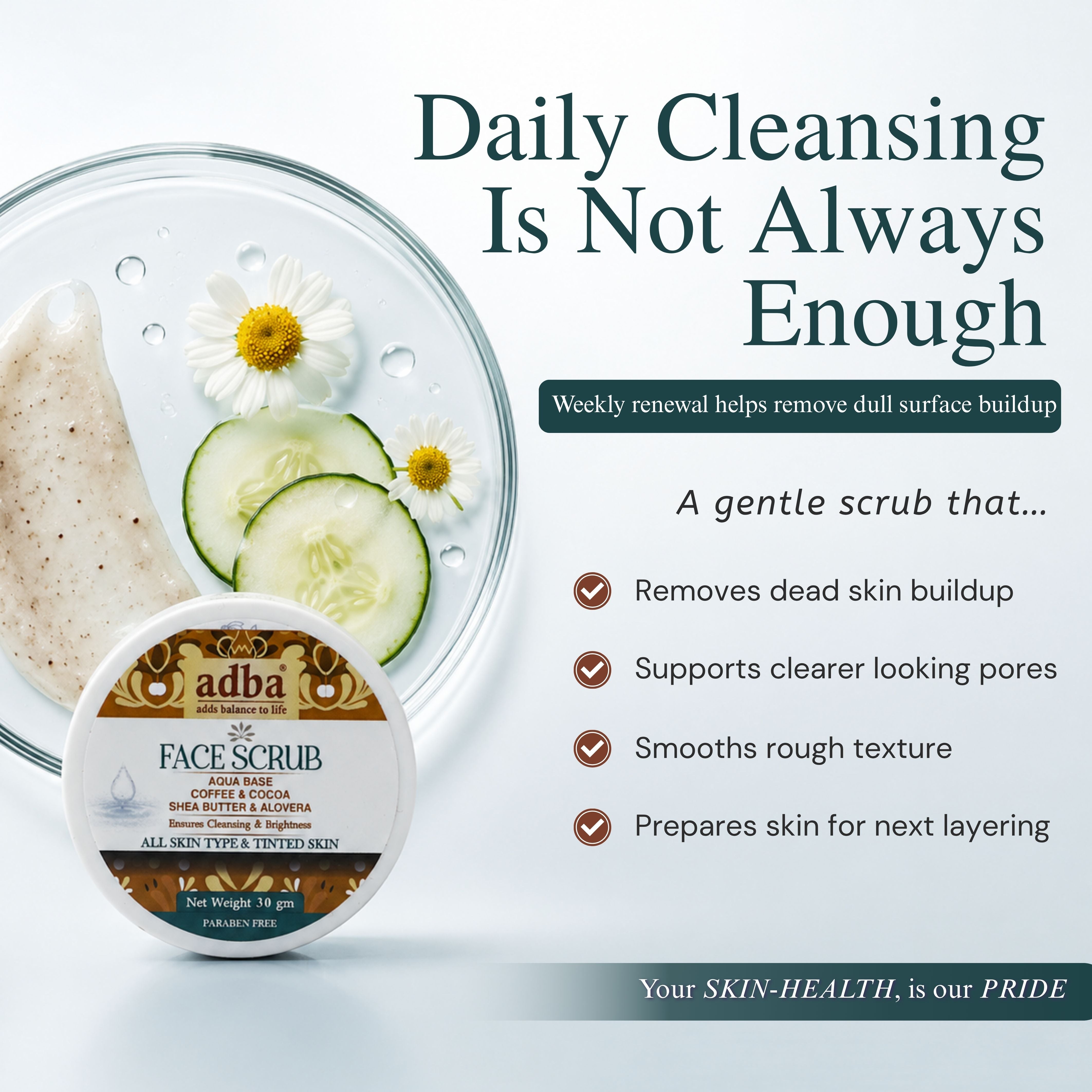 Aqua-based FACE SCRUB