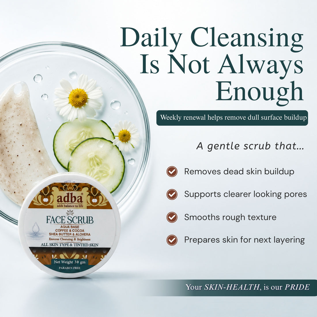 Aqua-based FACE SCRUB