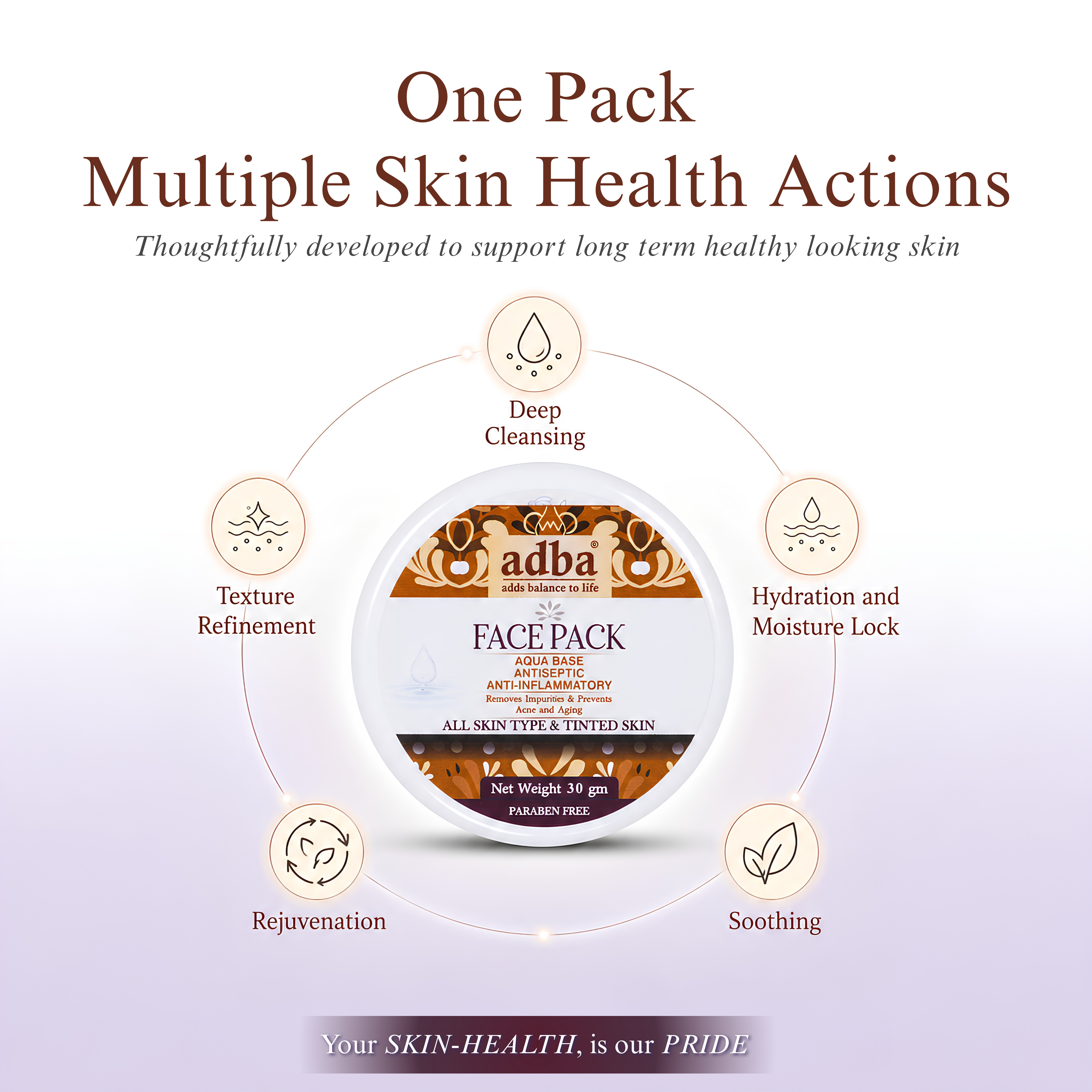 Aqua-based FACE PACK