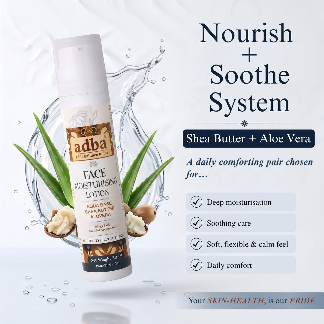 Aqua-based FACE MOISTURISER