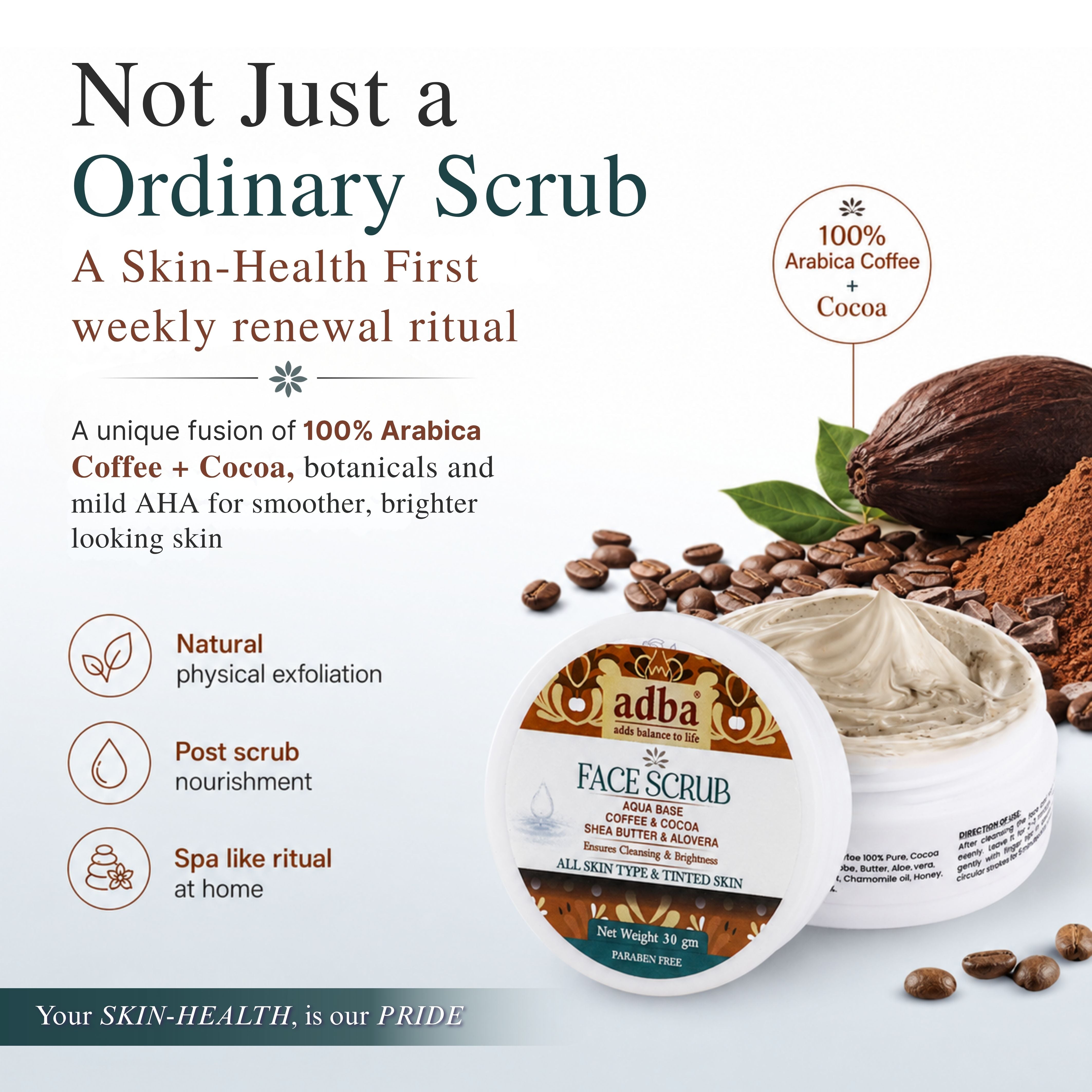 Aqua-based FACE SCRUB