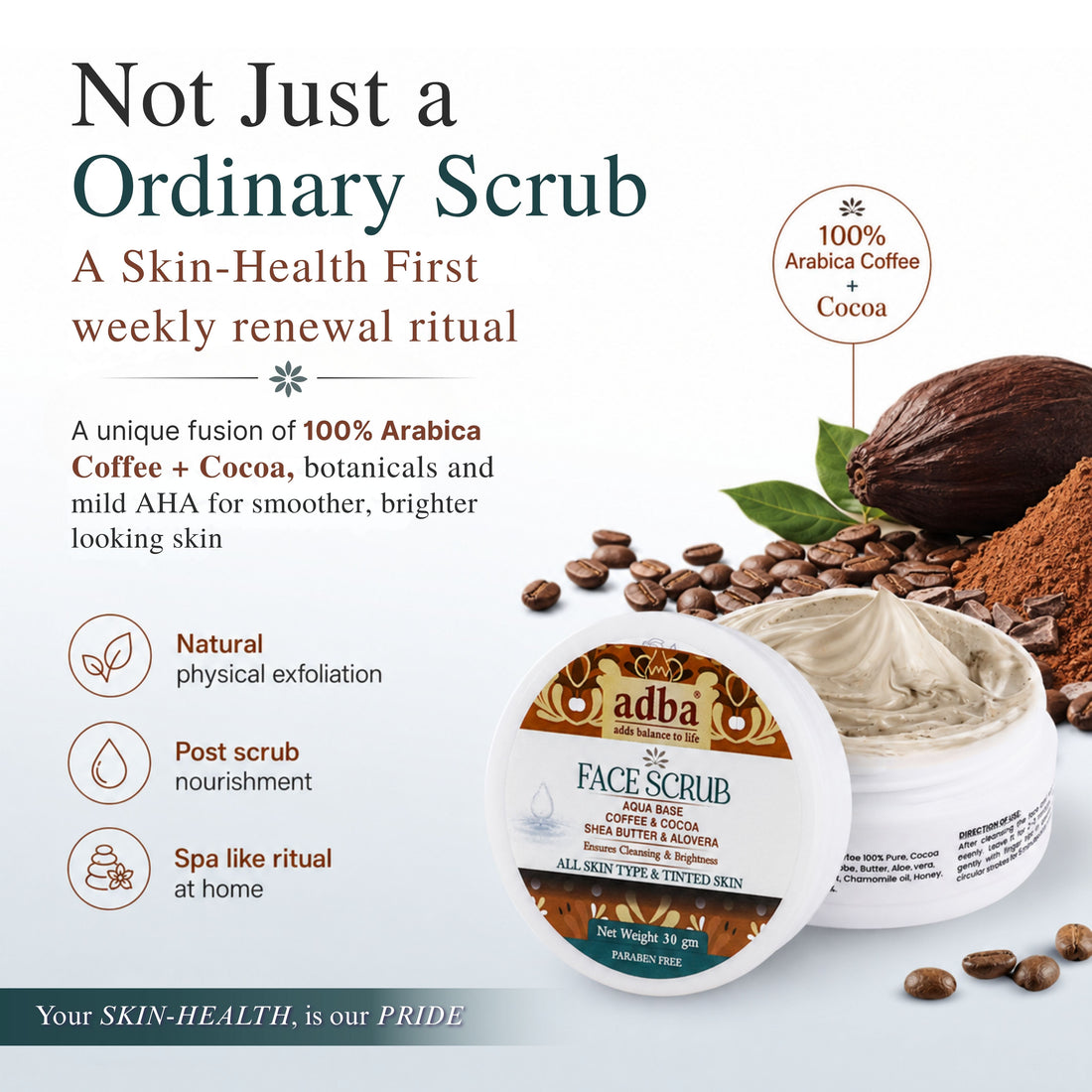 Aqua-based FACE SCRUB
