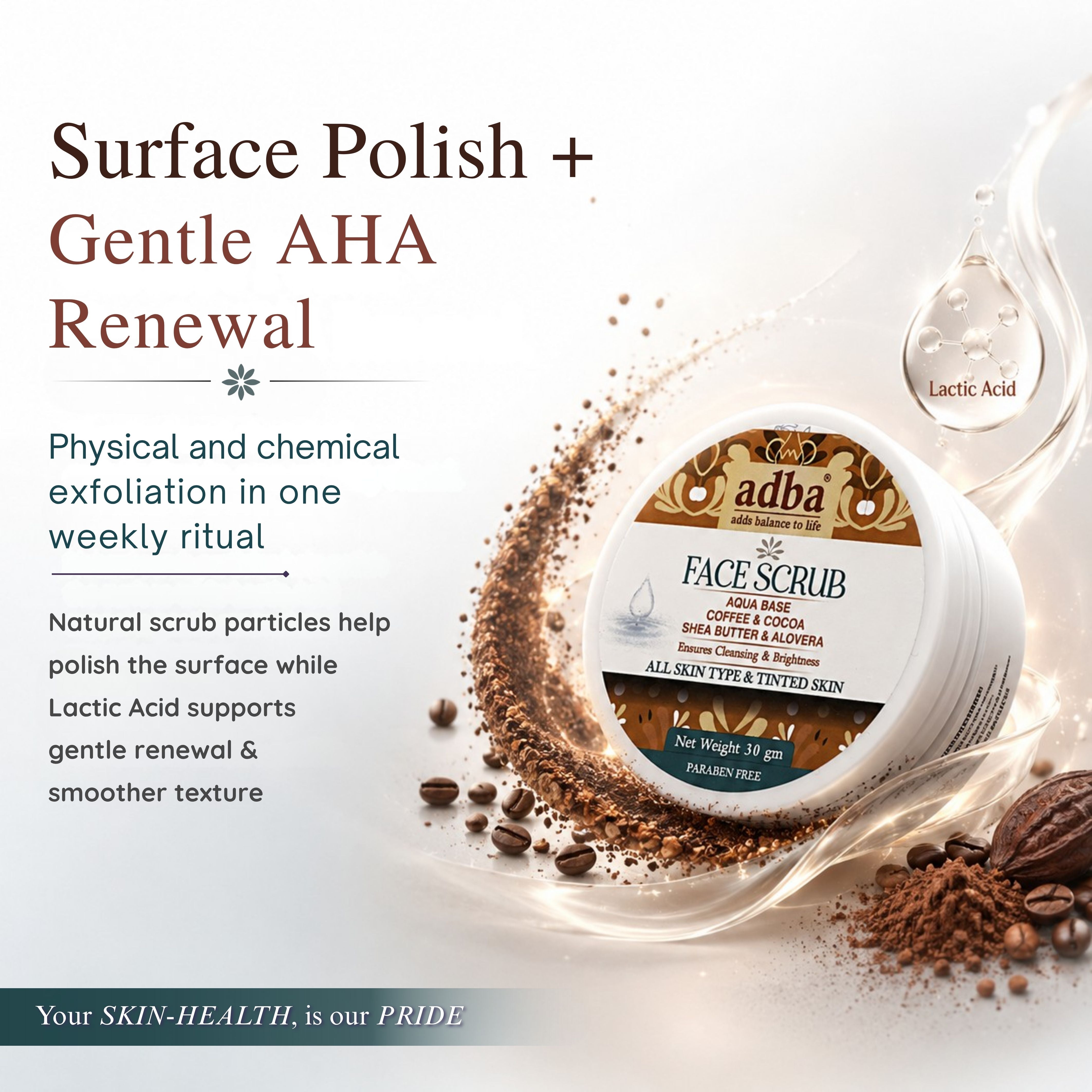 Aqua-based FACE SCRUB