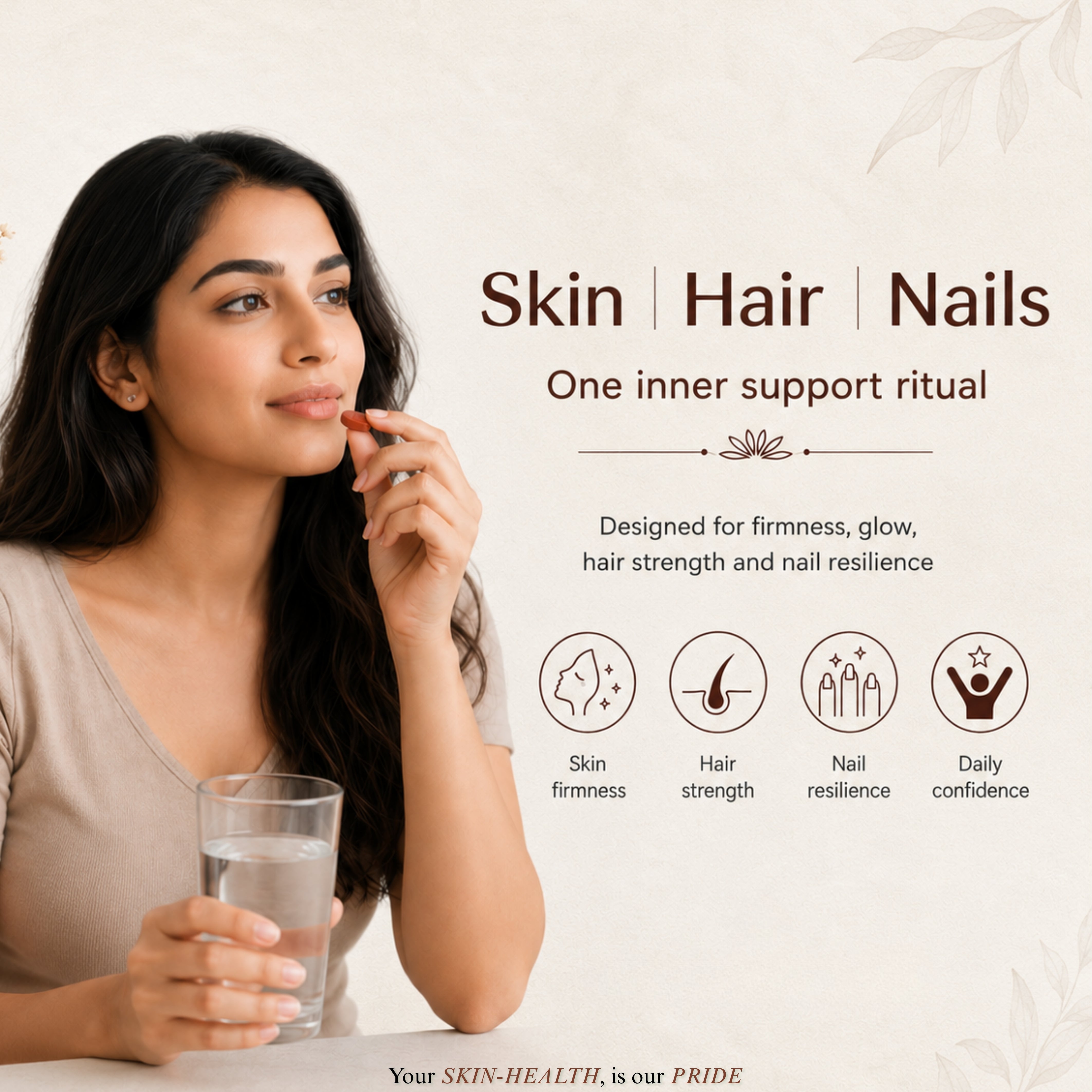 Complete Radiance Skin HealthBeauty Kit with Collagen builder Vitalizer tablets