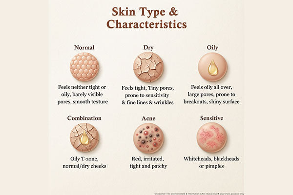 Skin Types & Characteristics
